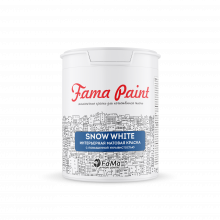 Матовая краска с повышенной укрывистостью SNOW WHITE FAMA PAINT
